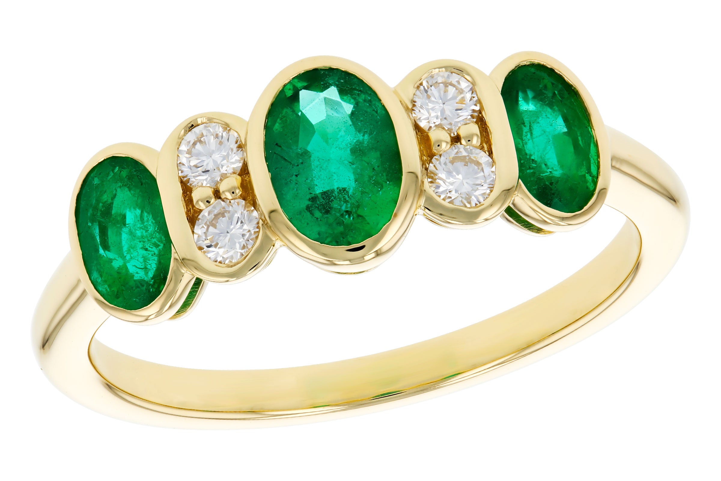 14 Karat Emerald Ring
