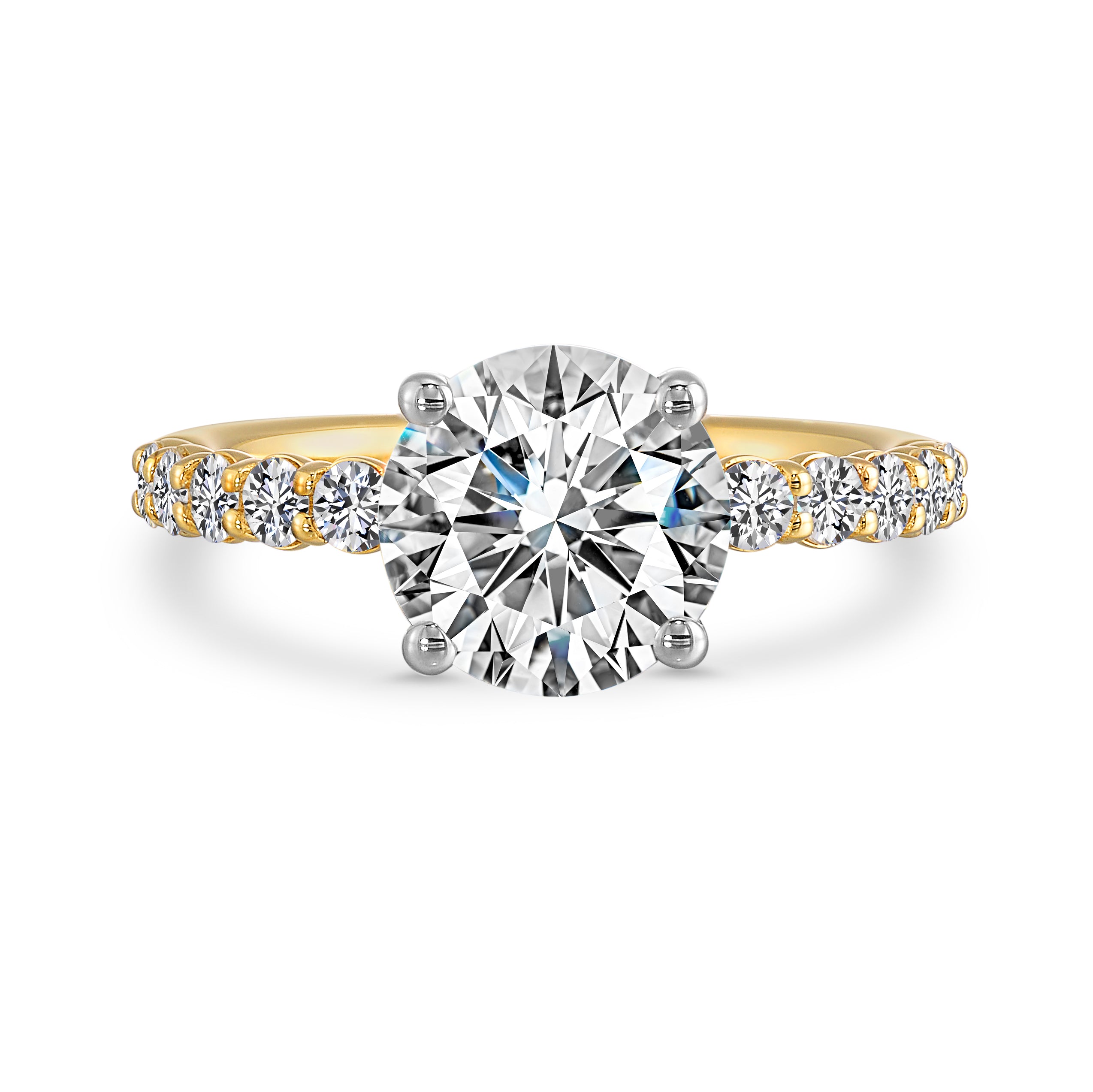 14 Karat Lakeshore Semi-Mount *center stone not included - Gemsone Corp.