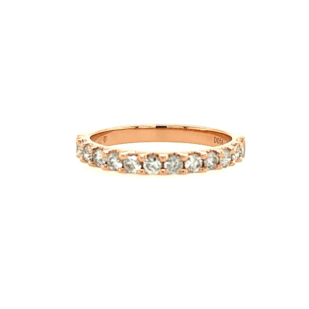 14K Rose Gold Lakeshore Diamond Anniversary Ring