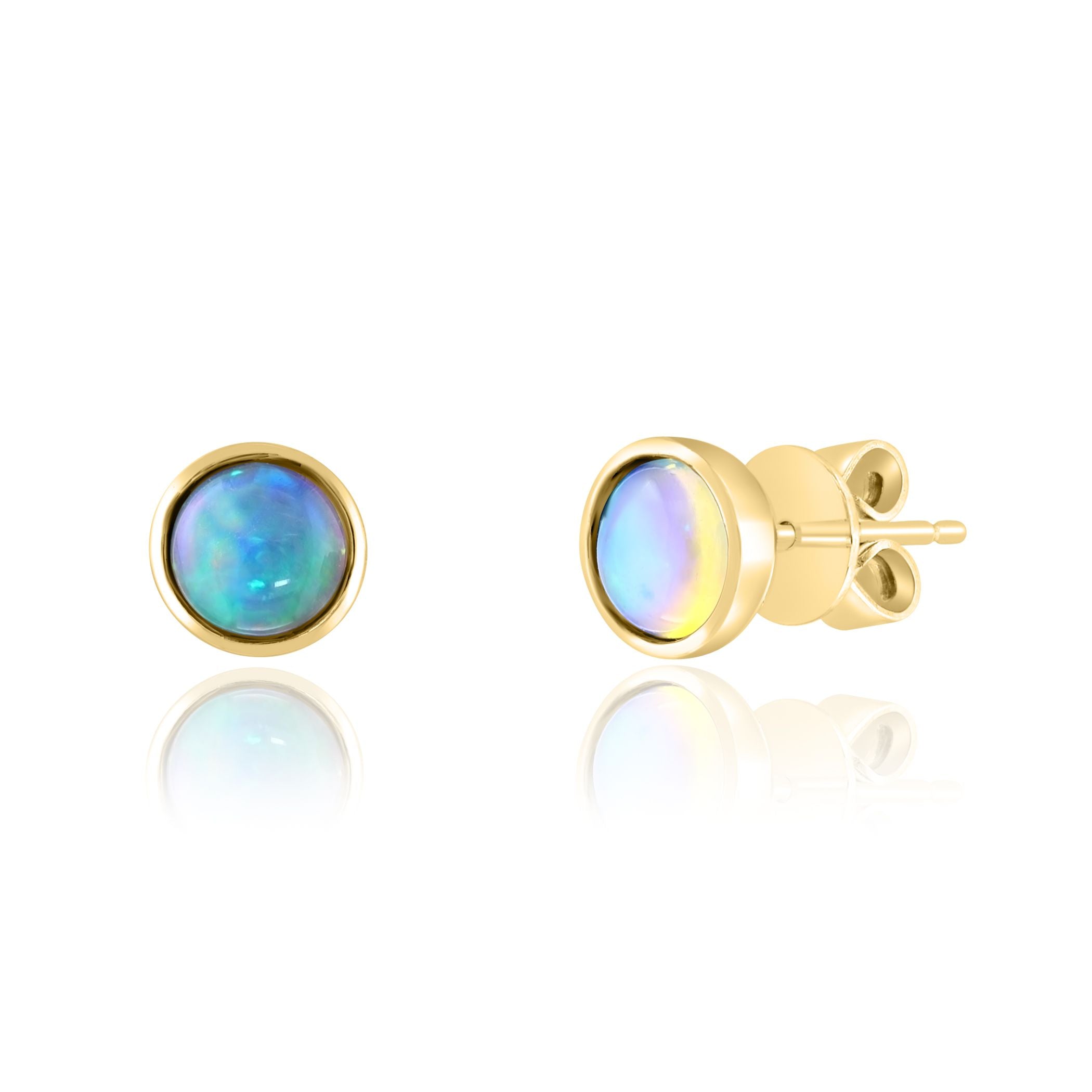 14 Karat Opal Earrings