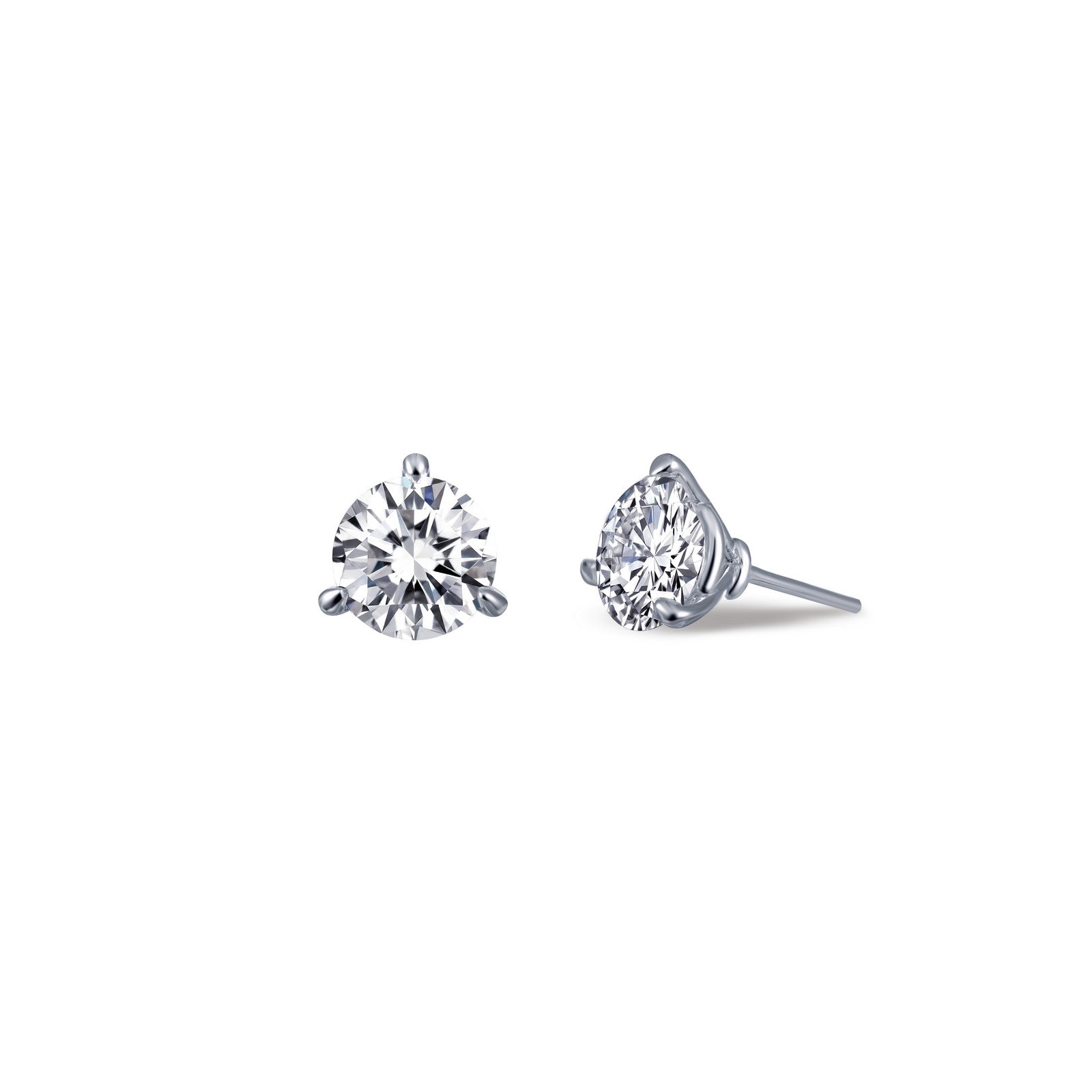 Sterling Silver Cubic Zirconias Earrings