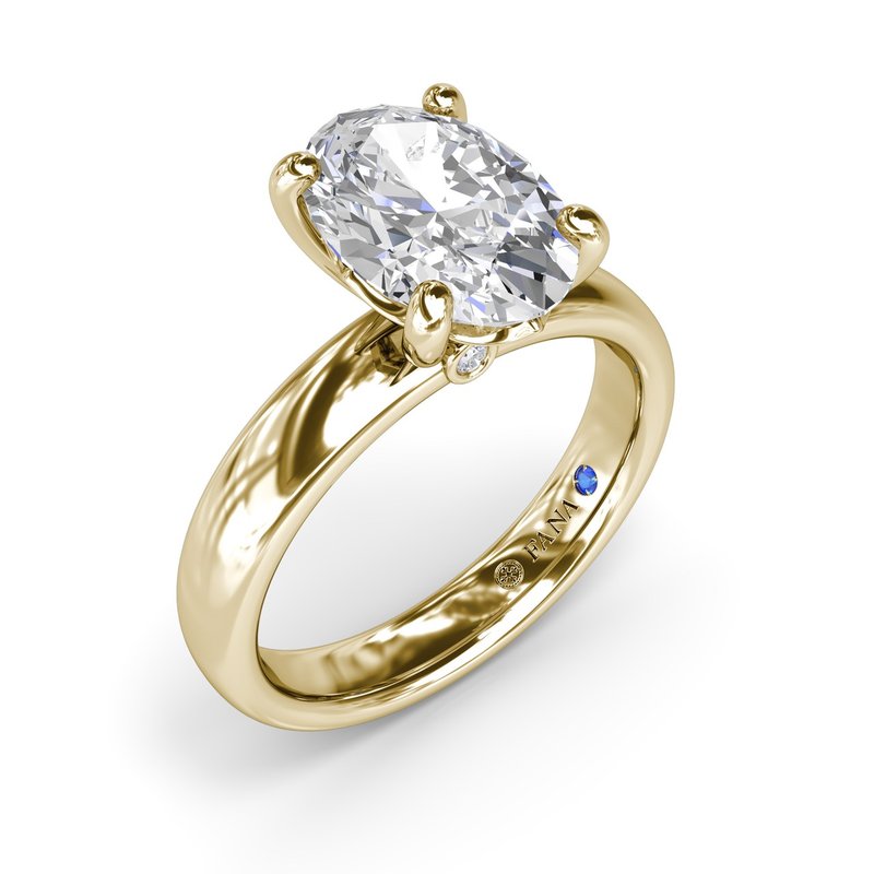14 Karat Semi Mount Semi-Mount 
*center stone not included