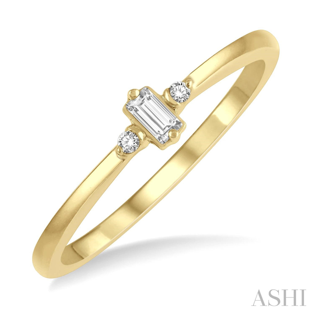 10K Yellow Gold Diamond Fashion Ring