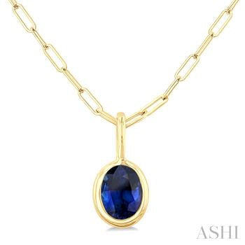 10 Karat Sapphire Pendant