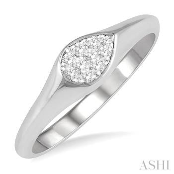 14k White Gold Lovebright Diamond Fashion Ring