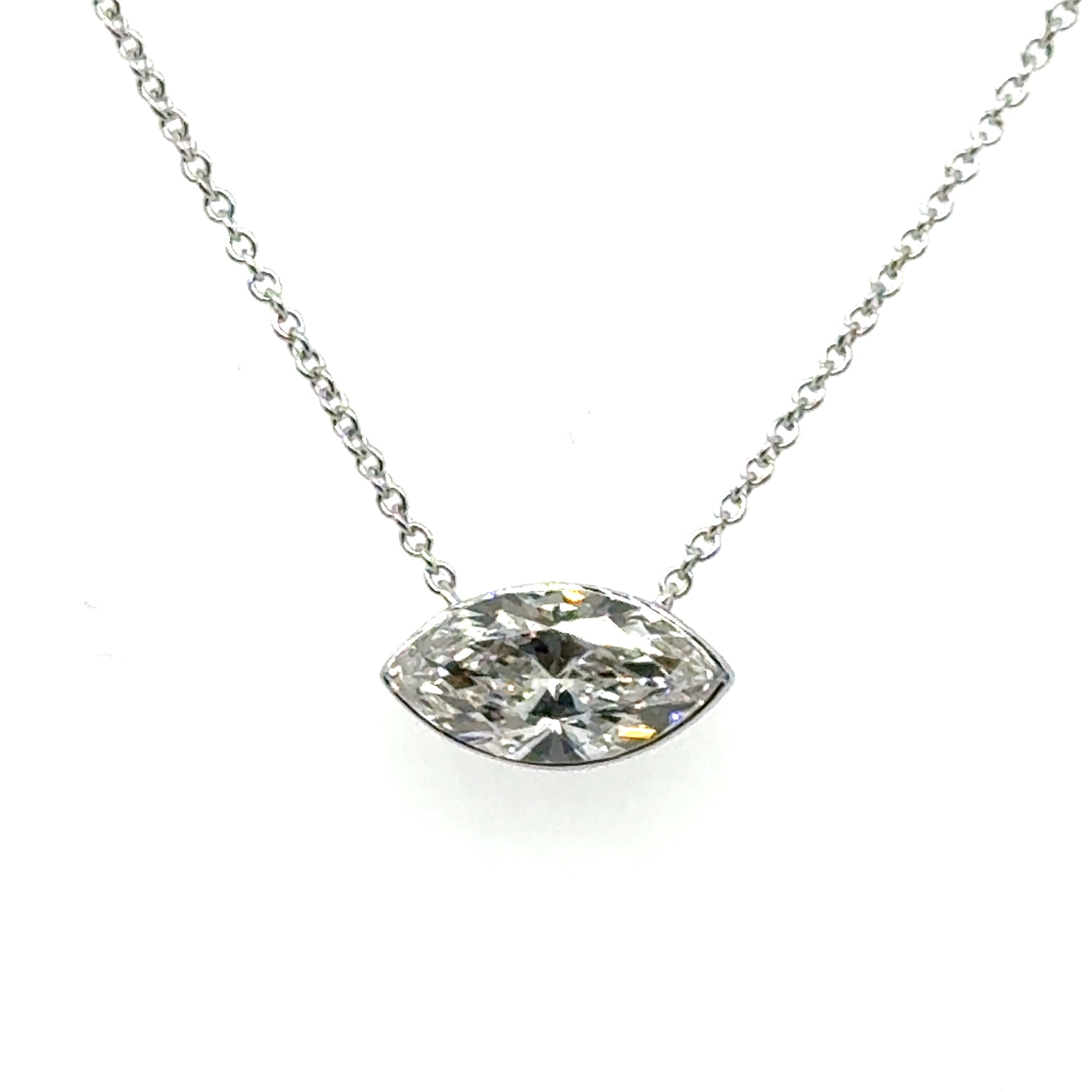 14 Karat Solitaire Lab Grown Diamond Pendant