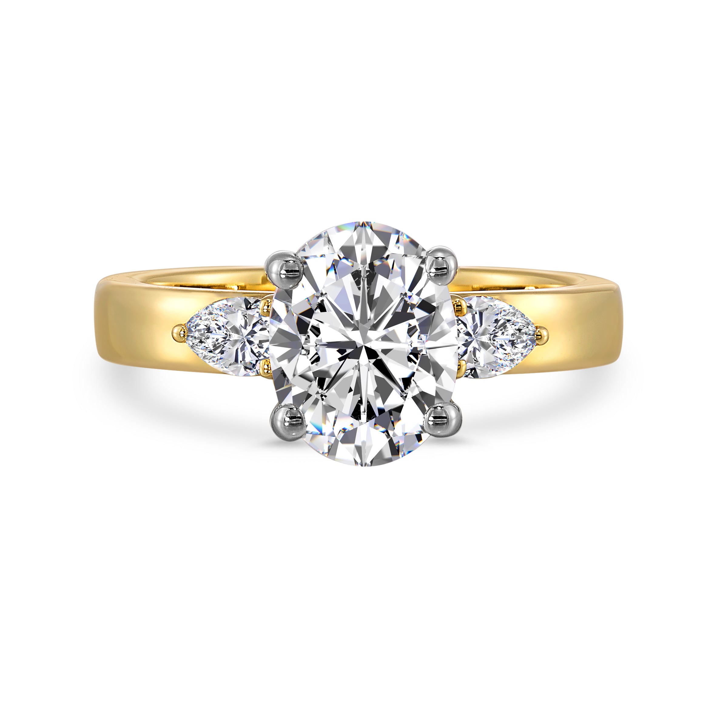 14 Karat Semi Mount Semi-Mount *center stone not included - Gemsone Corp.