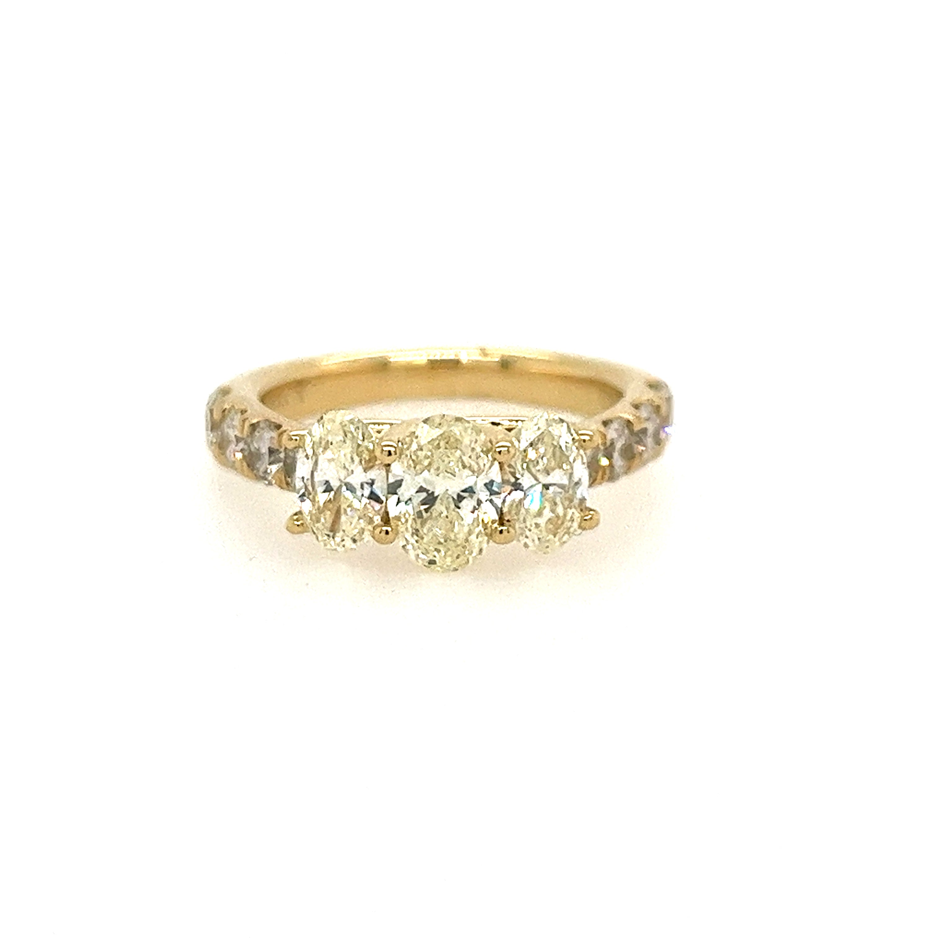 14K Yellow Gold Lakeshore Diamond Anniversary Ring