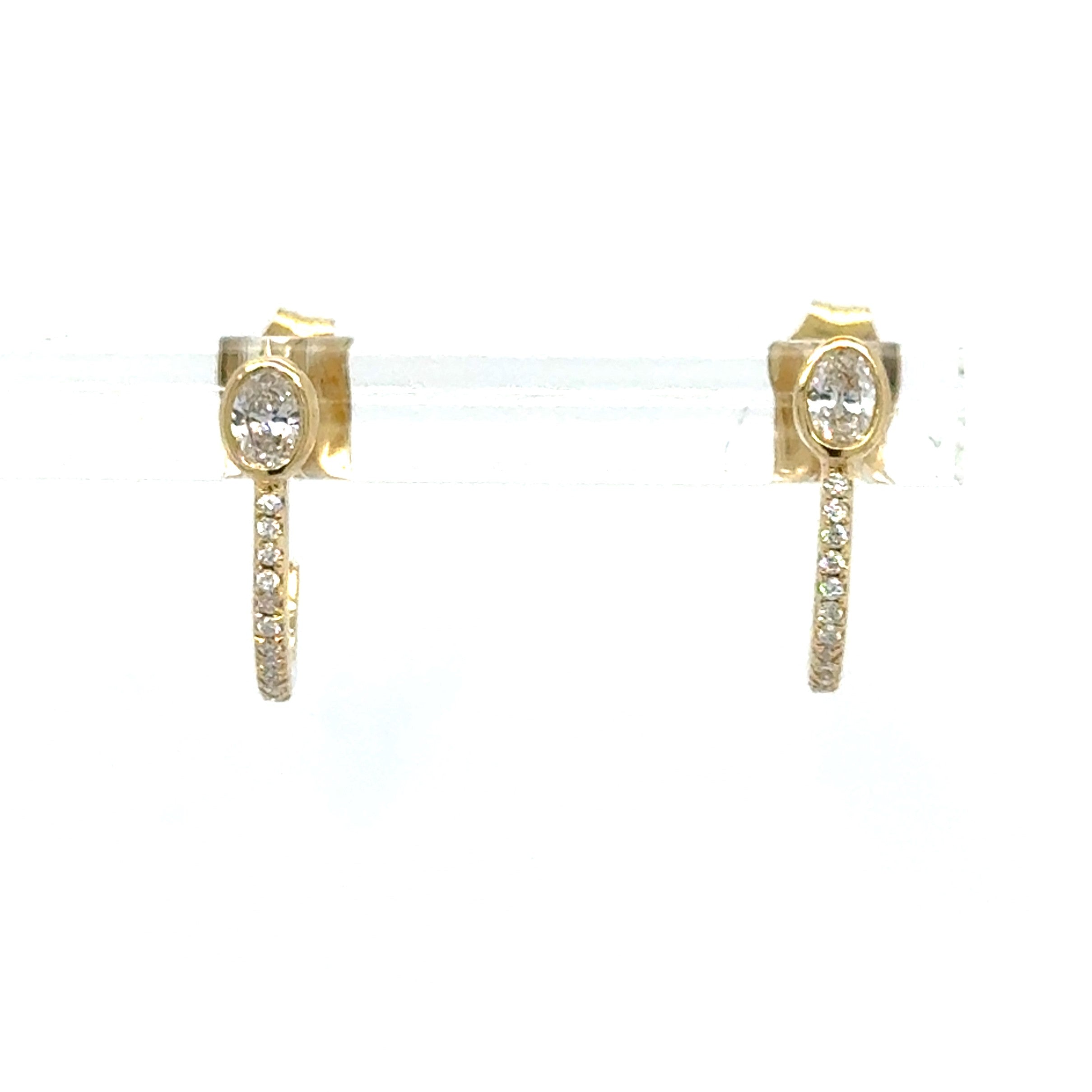 14 Karat Diamond Earrings