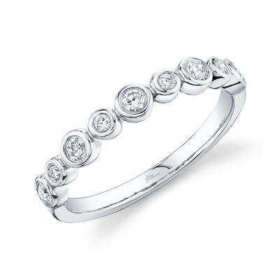 14k White Gold Diamond Fashion Ring