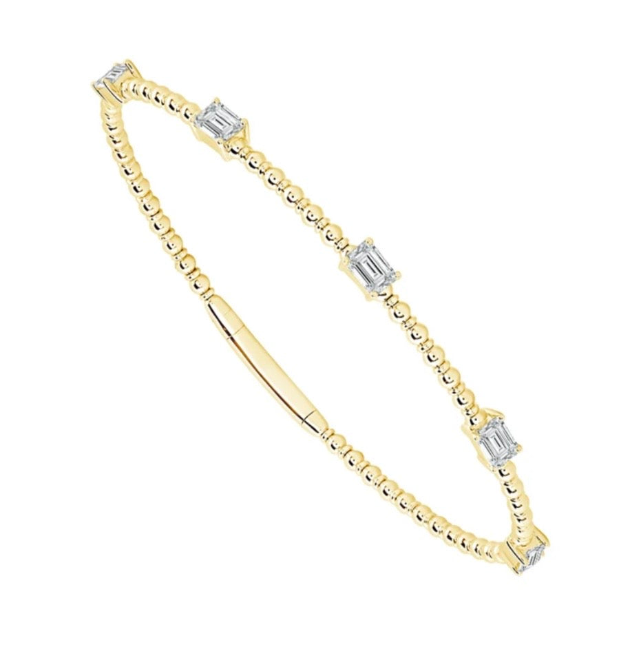 14 Karat Diamond Flexie Bracelet