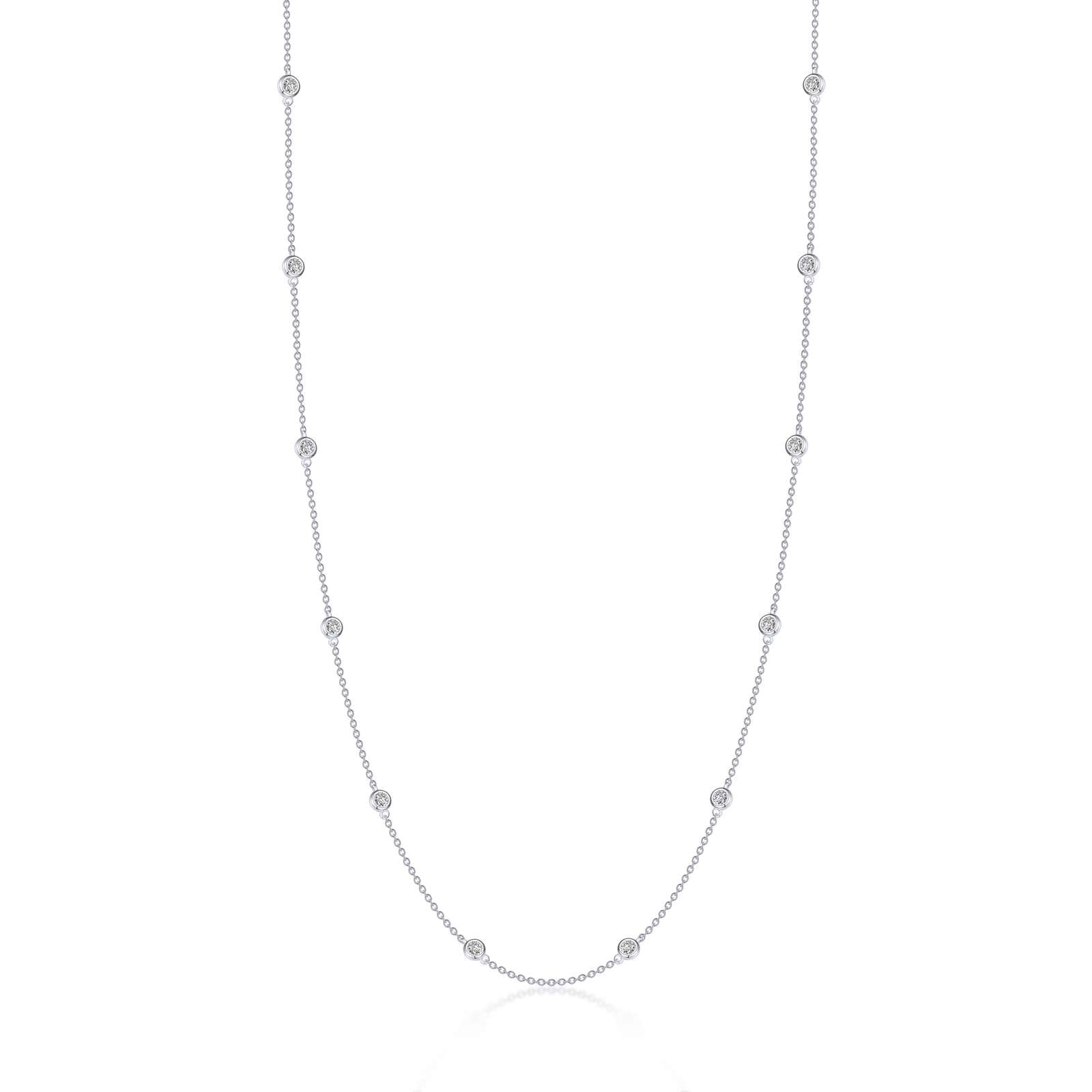 Sterling Silver Cubic Zirconia Necklace