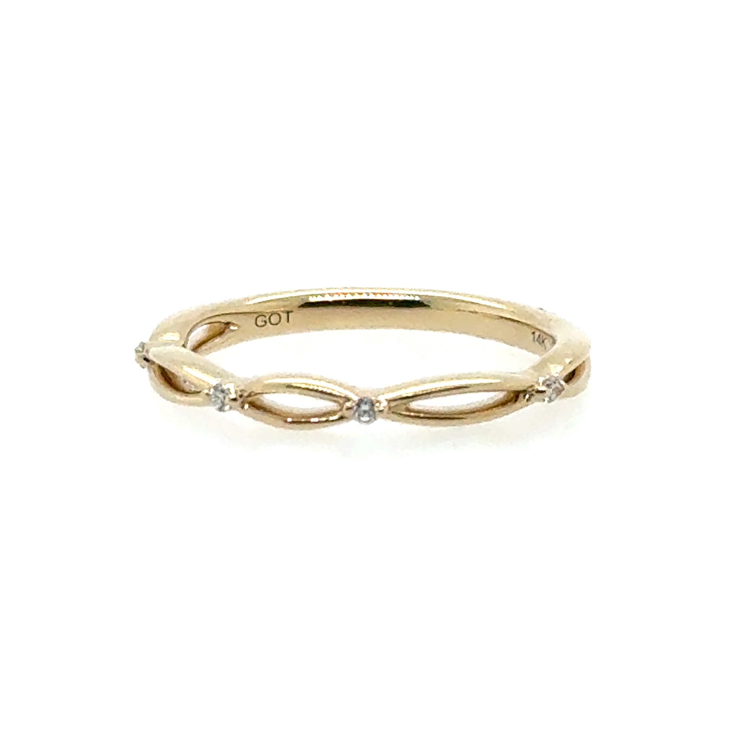 14 Karat Diamond Wedding Band - Gemsone Corp.