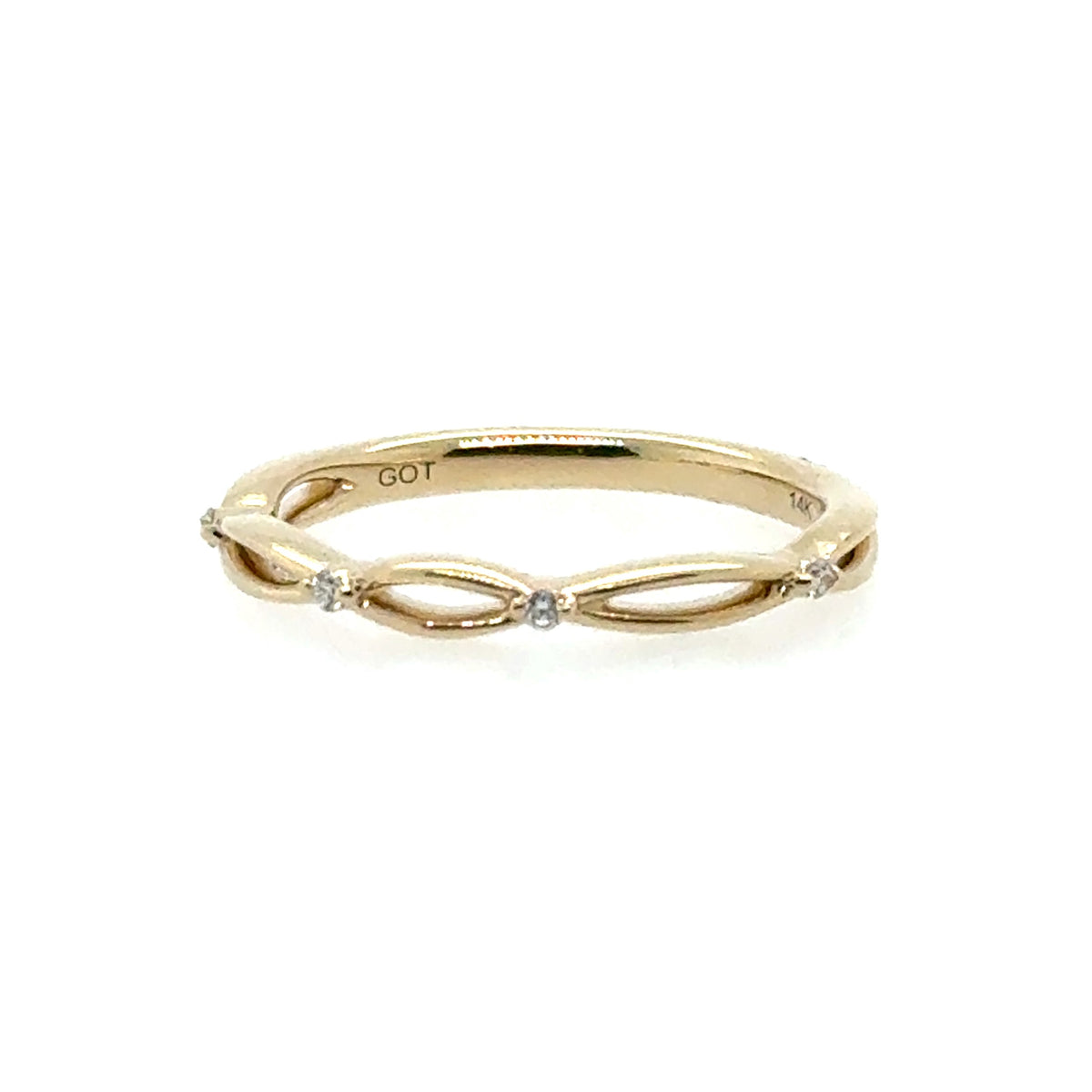 14 Karat Diamond Wedding Band - Gemsone Corp.