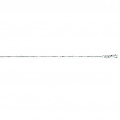 14k White Gold Box Necklace