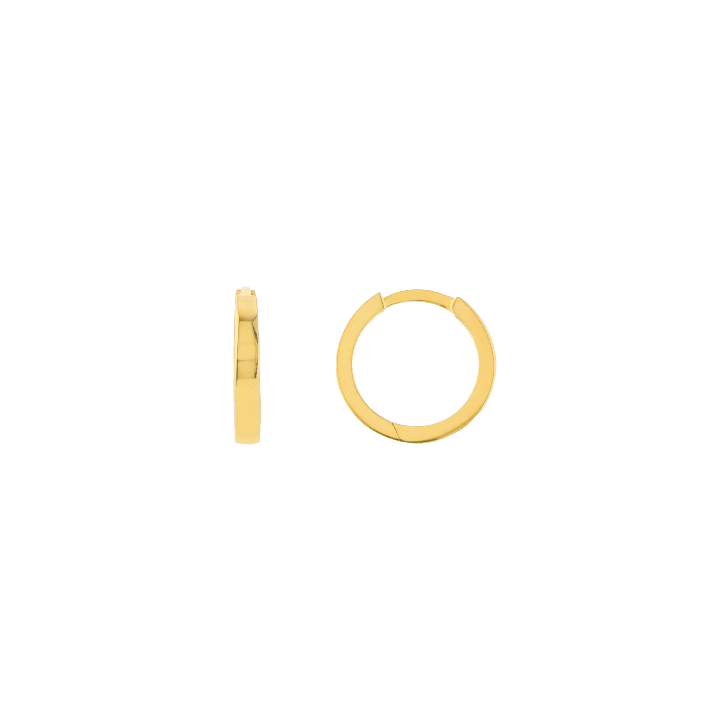 Small Hoop Earrings - Midas Chain