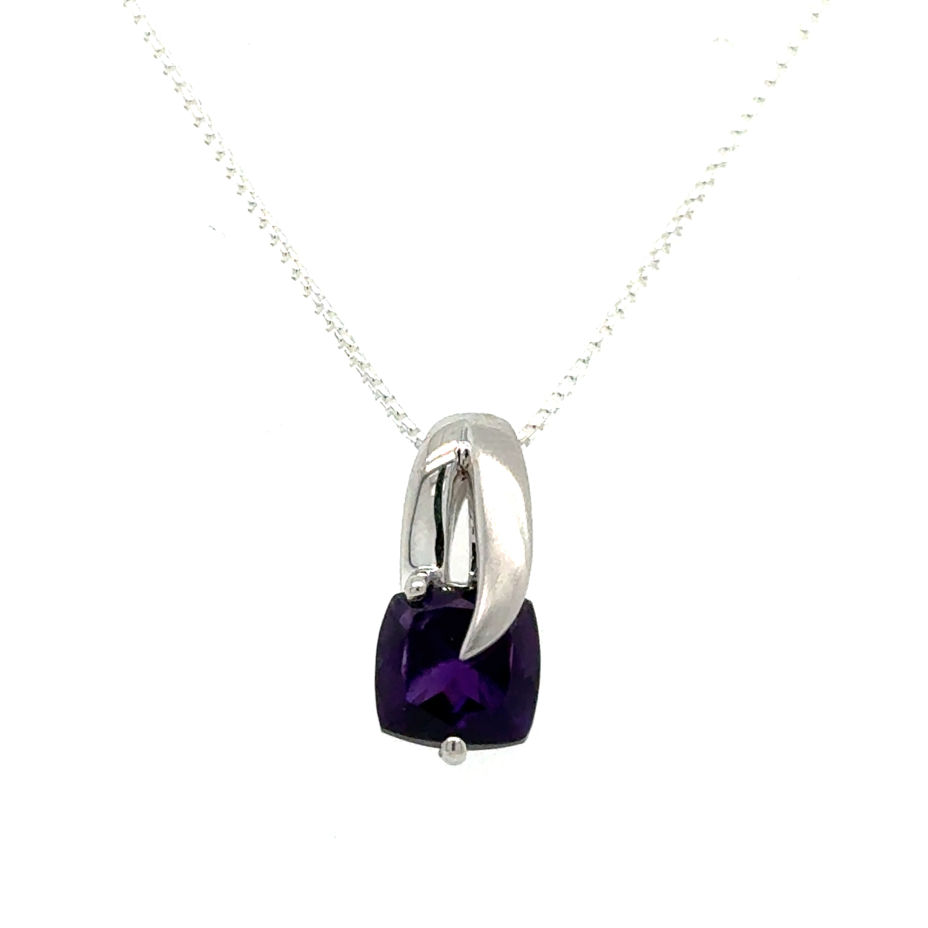 Sterling Silver Amethyst Pendant