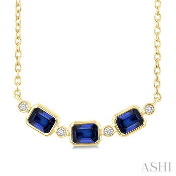 10 Karat Sapphires Necklace