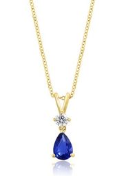 14 Karat Sapphire Pendant