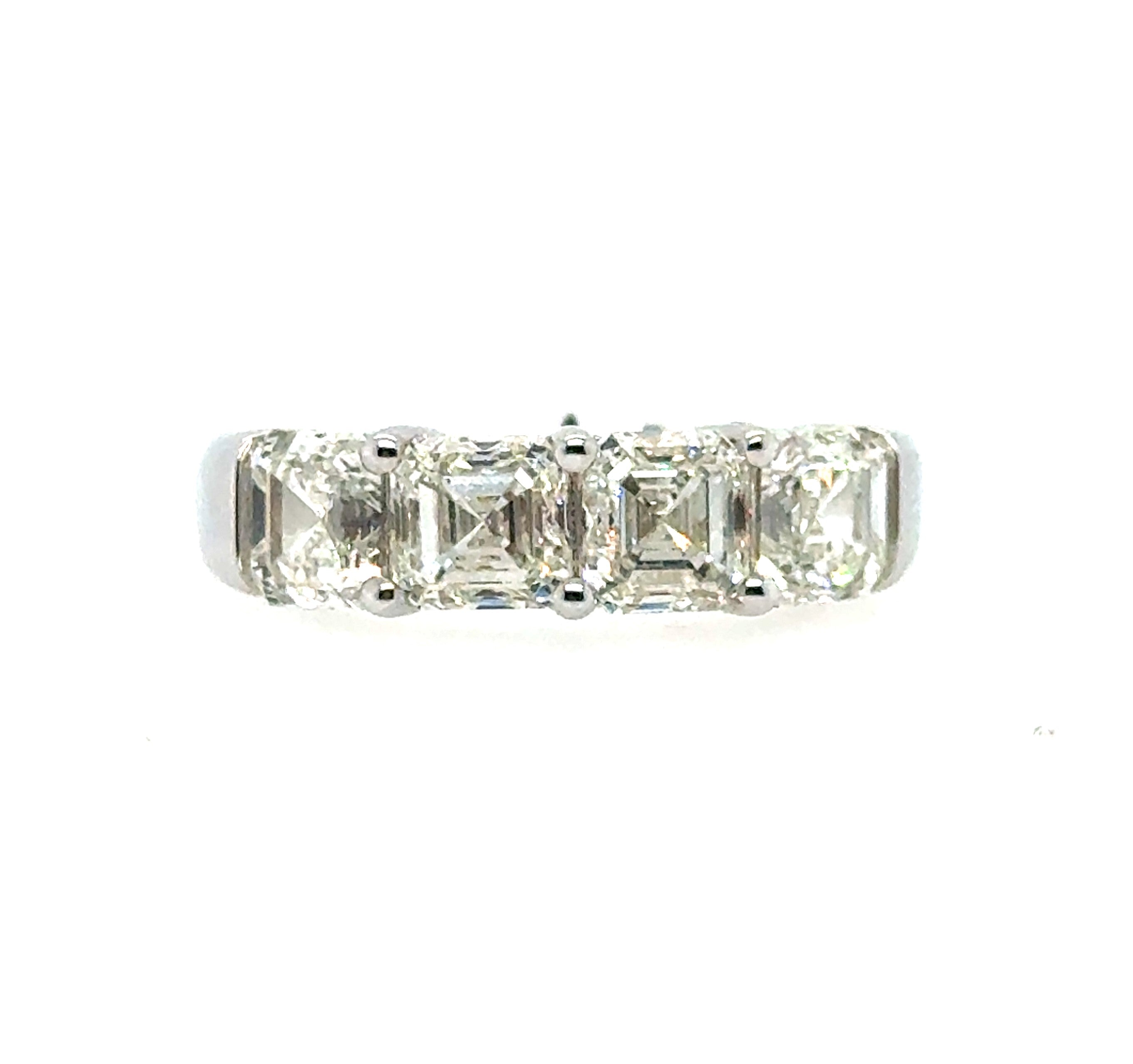 18 Karat Shared Prong Diamond Anniversary Ring - Paramount Gems