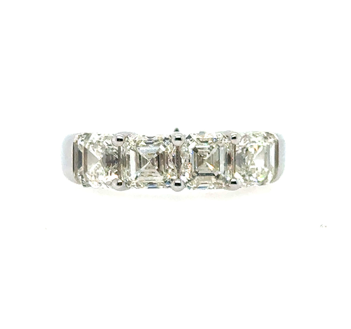 18 Karat Shared Prong Diamond Anniversary Ring - Paramount Gems
