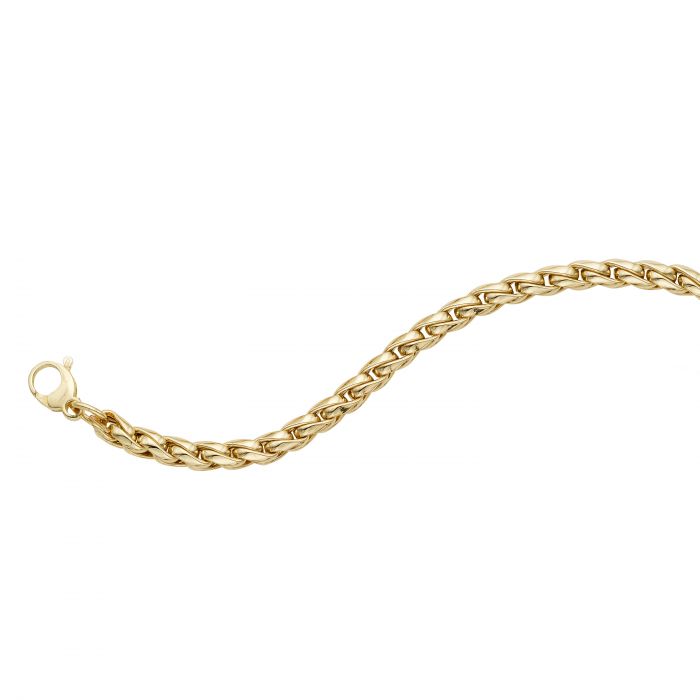 14K Yellow Gold Curb Necklace