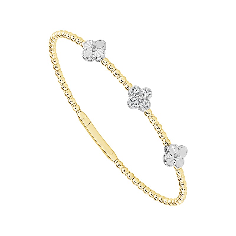 14 Karat Diamond Flexie Bracelet