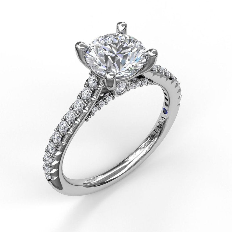 Diamond Band Engagement Ring - Fana
