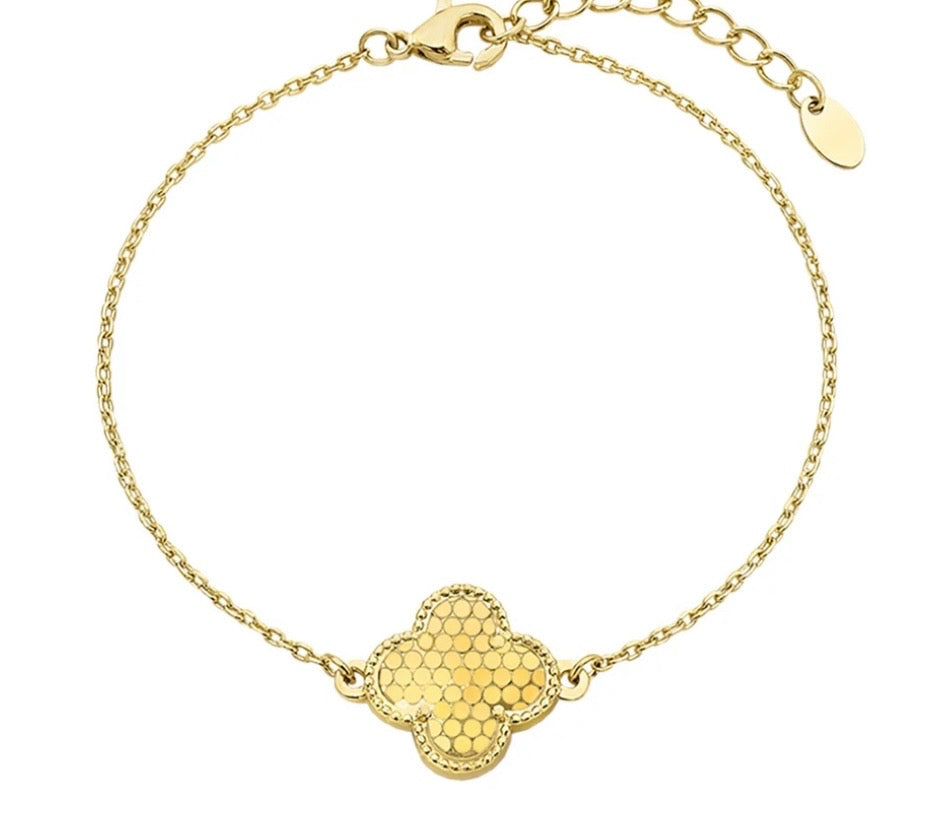 Vermeil Clover Bracelet