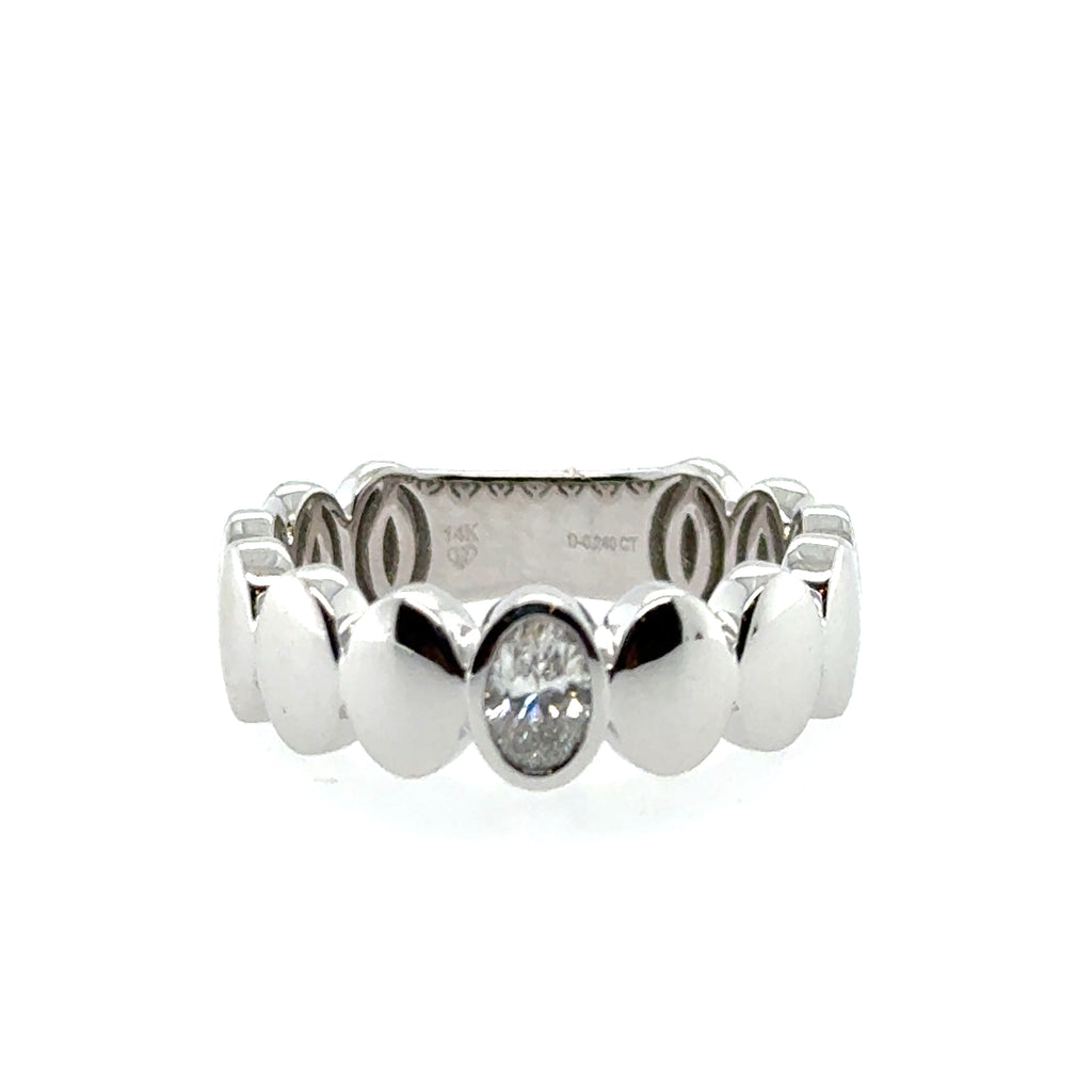 14K Yellow Gold Diamond Fashion Ring