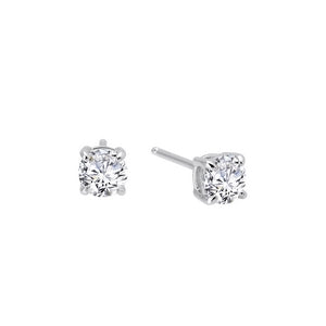 Sterling Silver Cubic Zirconias Earrings