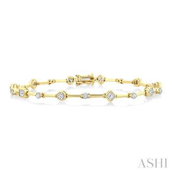 14 Karat Diamond Bracelet