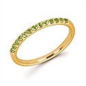 Peridot Stack Ring