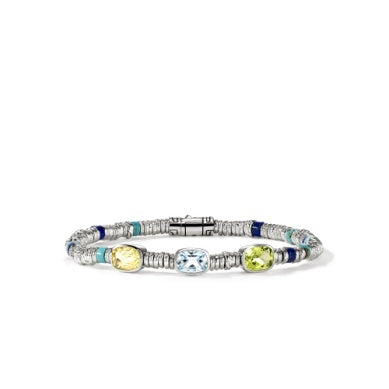 Sterling Silver Blue Topaz Bracelet - John Hardy