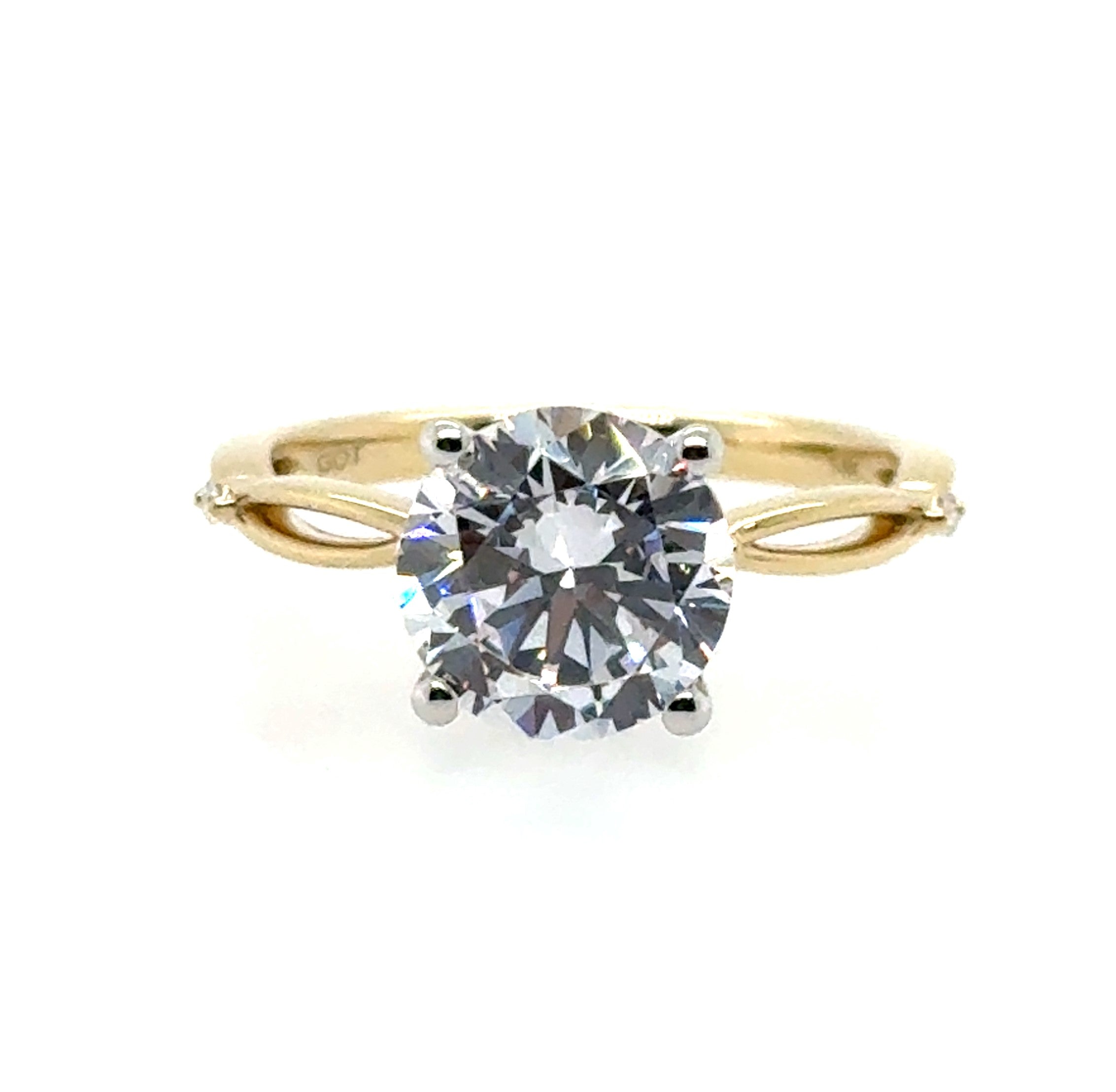 14 Karat Semi Mount Semi-Mount *center stone not included - Gemsone Corp.