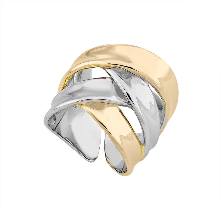 Sterling Silver And Vermeil Ring