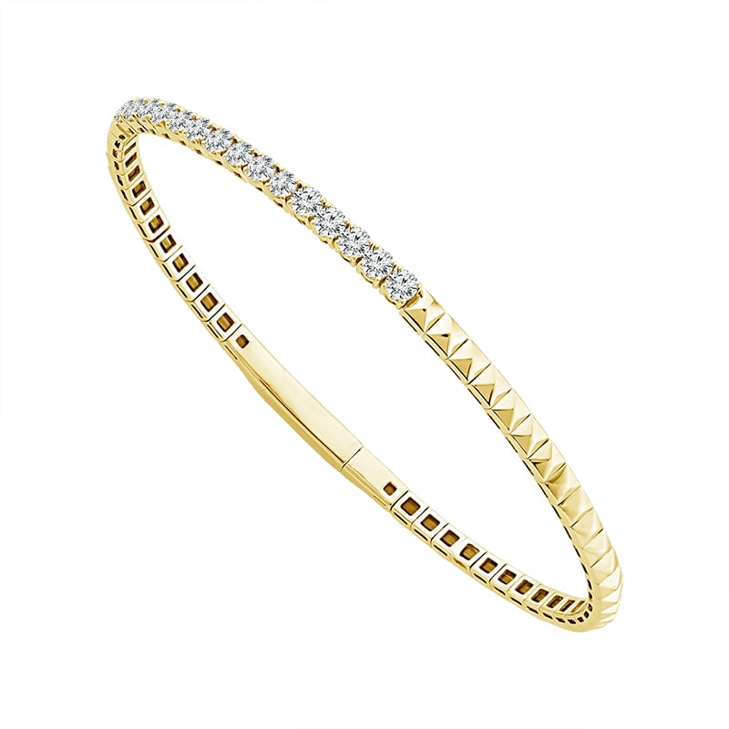 14 Karat Diamond Flexie Bracelet