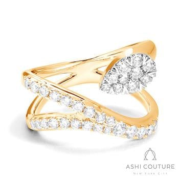 18 Karat Couture Diamond Ring