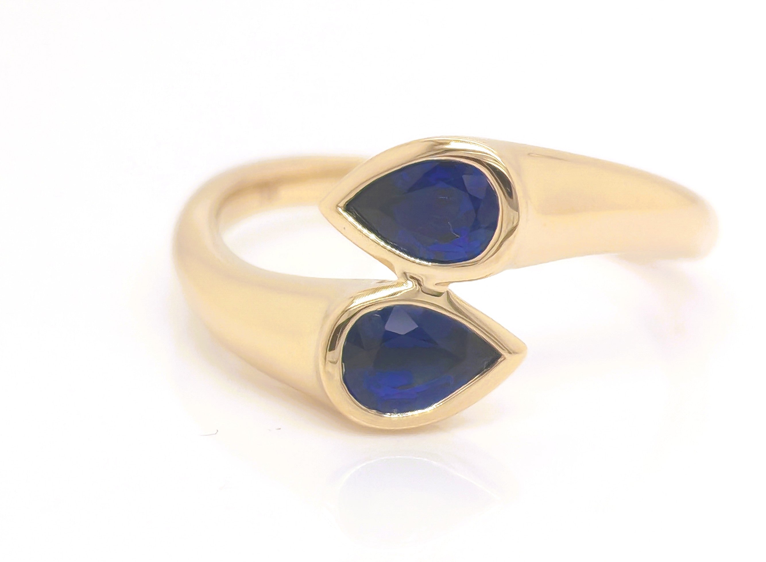 14 Karat Sapphires Ring