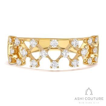 18 Karat Couture Diamond Ring