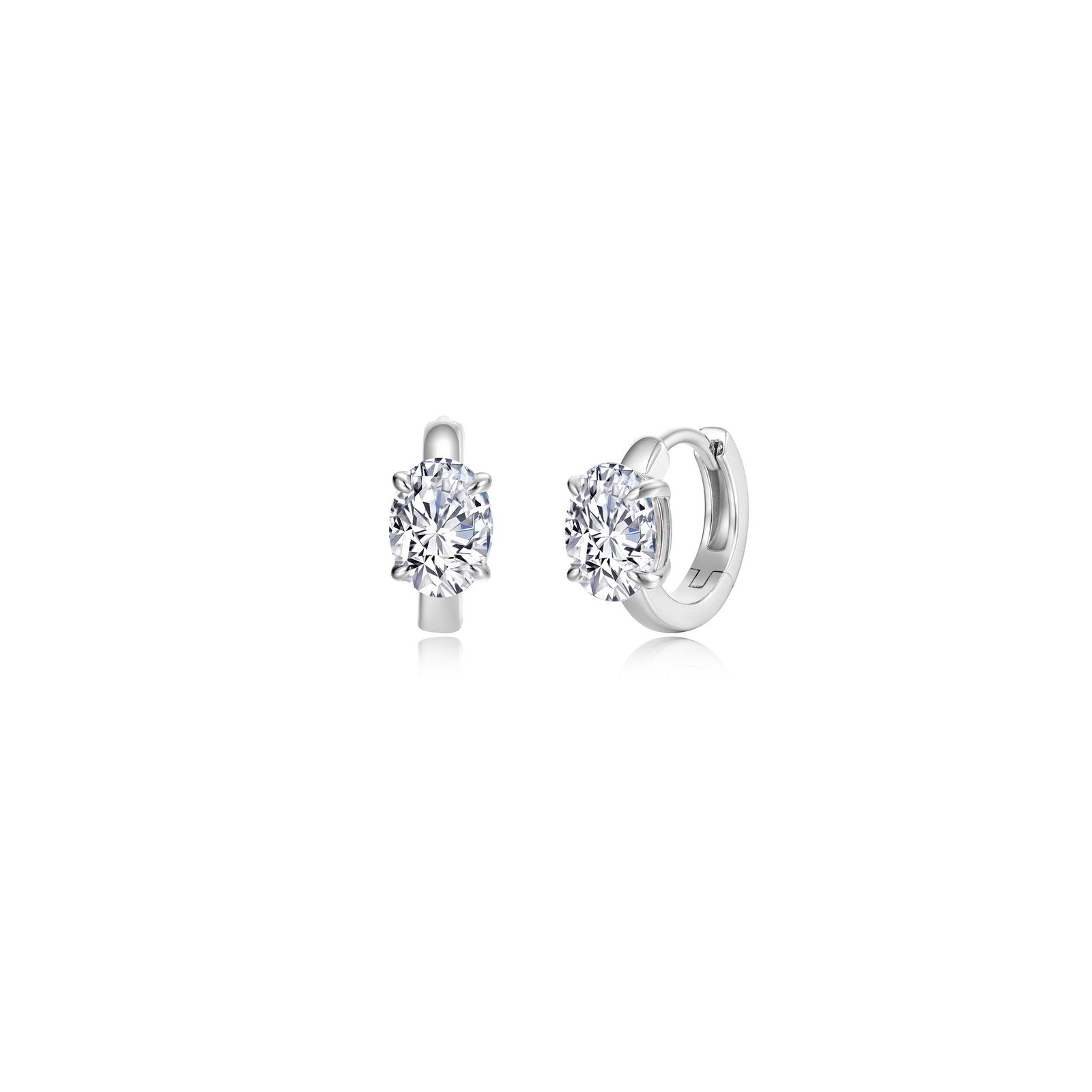 Sterling Silver Cubic Zirconias Earrings