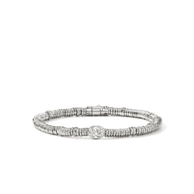 Sterling Silver Lab Grown Diamond Bracelet - John Hardy