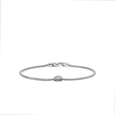 Sterling Silver Diamond Bracelet