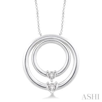 Sterling Silver Diamond Pendant - Ashi Diamonds LLC