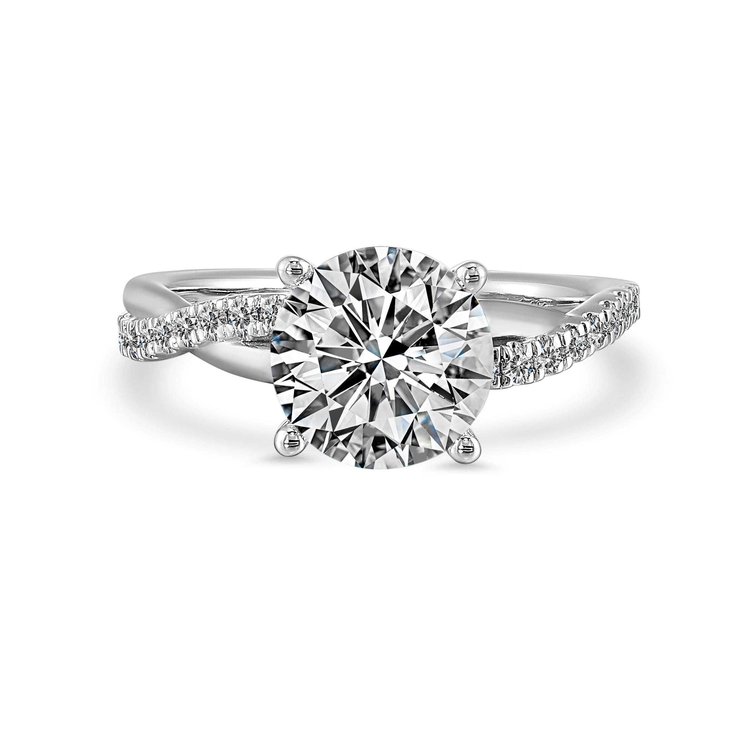 14 Karat Lakeshore Semi-Mount *center stone not included - Gemsone Corp.