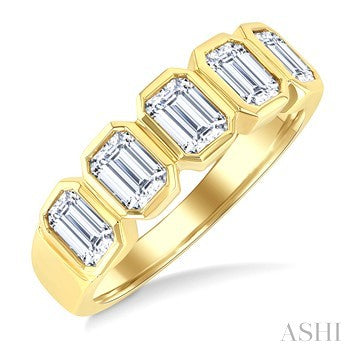 14 Karat 5 Stone Diamond Ring - Ashi Diamonds LLC