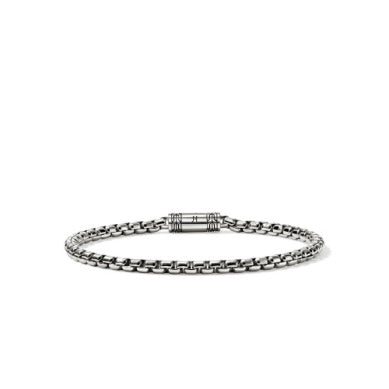 Sterling Silver Box Chaim LG Bracelet