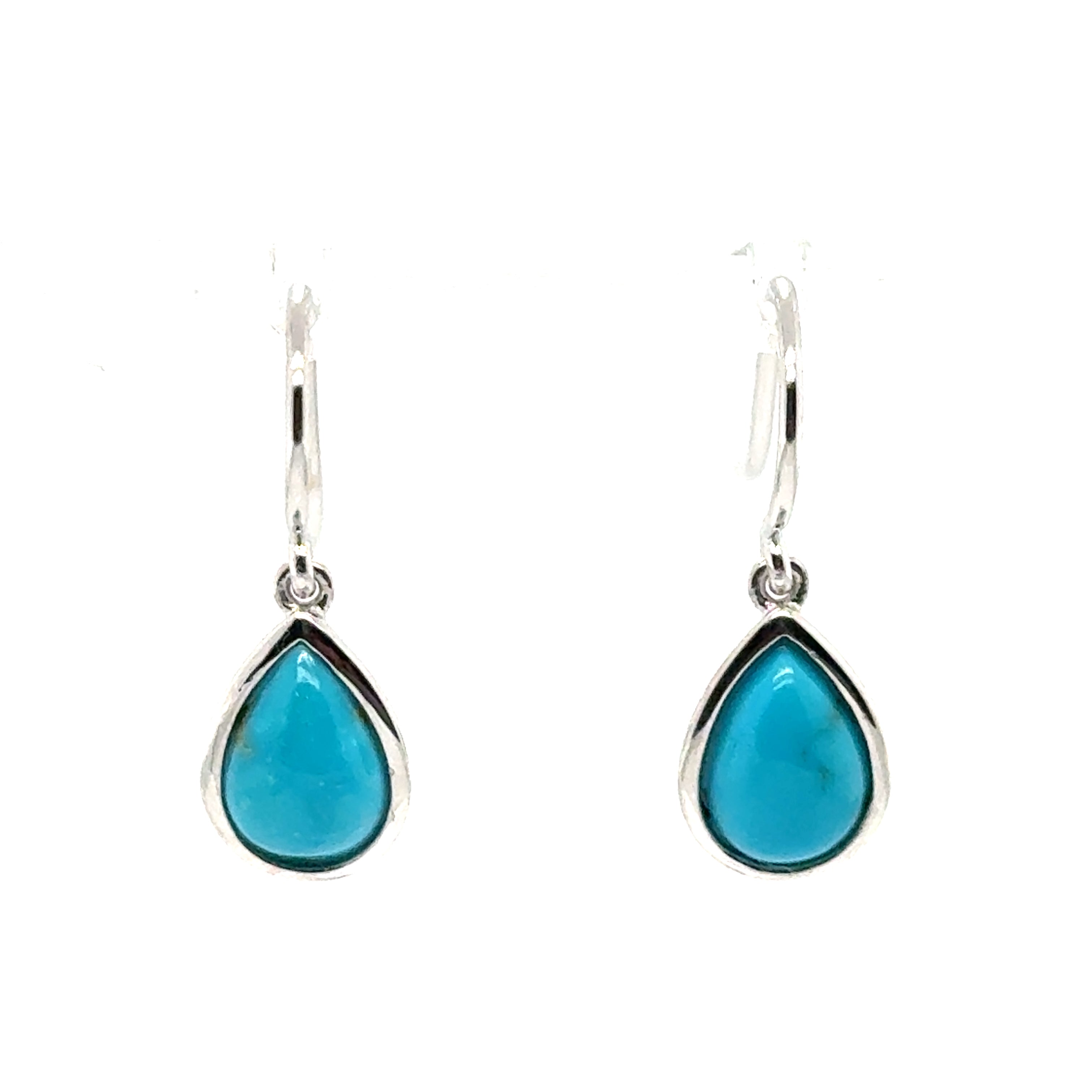 Sterling Silver Turquoises Earrings