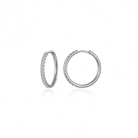 Sterling Silver Cubic Zirconias Earrings