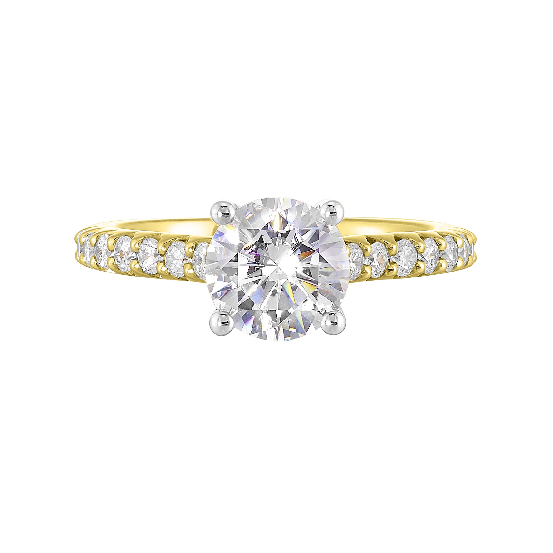 14 Karat Lakeshore Semi-Mount *center stone not included - Gemsone Corp.